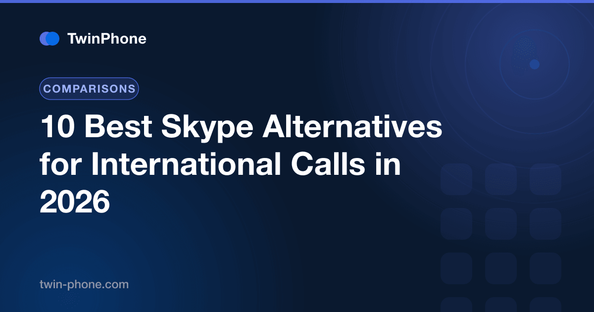 Comparison cover: 10 best Skype alternatives for international calls in 2026