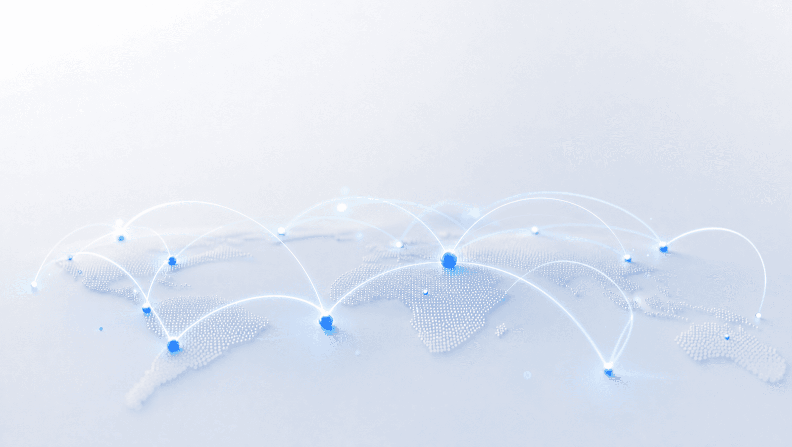A global network of connected international calling routes